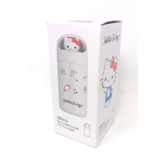 BRAND NEW Miniso Sanrio Hello Kitty 280ml Vacuum Flask White bottle - Picture 1 of 2